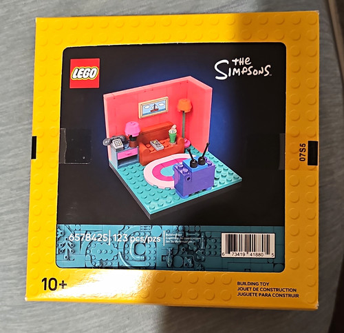 Lego the simpsons living room - simpsons,