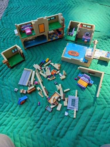 Simpsons lego house partial - lego, house,